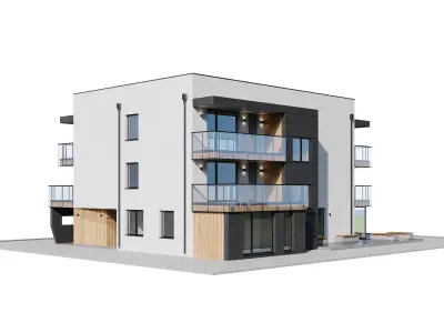 Modern house 3D model