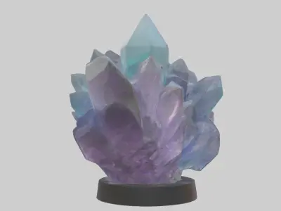 Elemental Crystal model 3D model