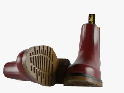  Leather Boots Set 02 