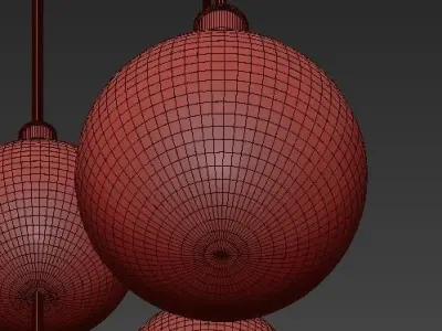 Glass Pendant Light 3D model purchase