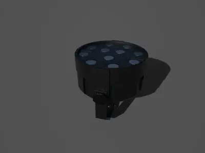 SpotLight stage light Low-poly 3D model