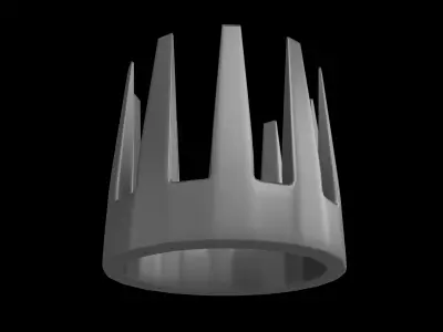 Crown v1 003 Low-poly 3D model