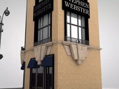 Building Facade 3D model