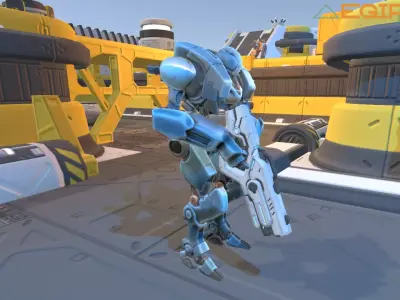Aegiron Low-poly 3D model