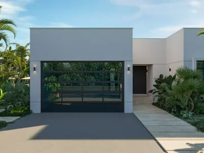Tropical Exterior Scene Bahamas 3D model