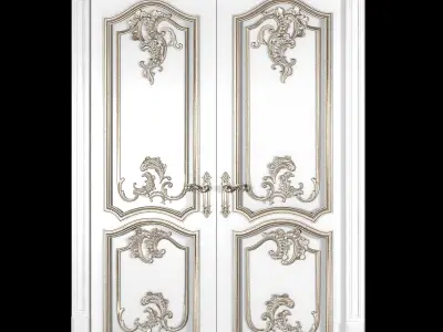 classical door x 3D model