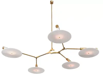 5-Light Branching Disc By Lindsey Adelman 3D model