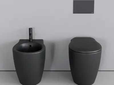 Olympia Ceramica Formosa 2 0 WC Low-poly 3D model