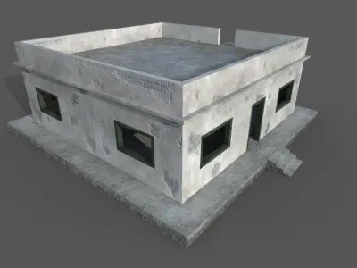 3D Houses house Low-poly 3D model