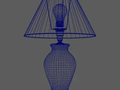 Living Room Lamp 3D model