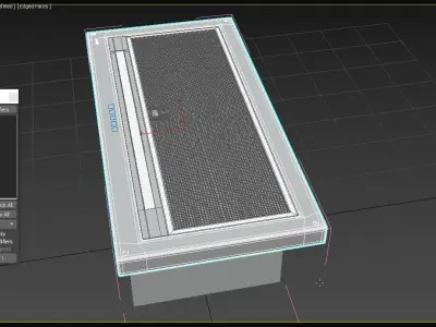 CONCEALED RANGE HOOD IVCU Series ILVE 3D model