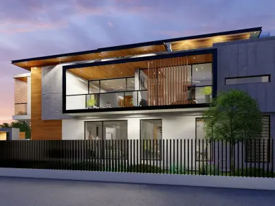 Modern House Design Architecture Plans Download AutoCAD Files 3D model