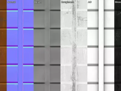 Rusty Metal Wall Panels Texture