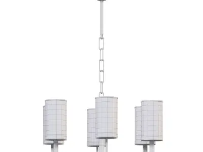 Kelly Wearstler LIAISON ONE TIER Chandelier 7 by lalume 3D model