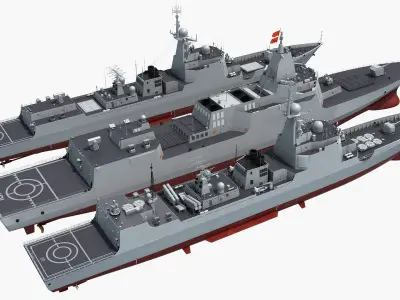  Chinese Navy Type 055 052D 052C Destroyer 