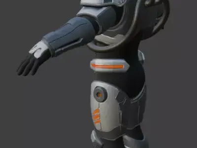 Astronaut Spacesuit 3D Model 3D model