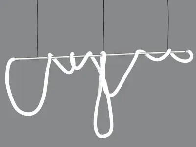 Luke Pendant Tracer Bar 3D model