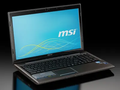 MSI CR61 laptop Low-poly 3D model