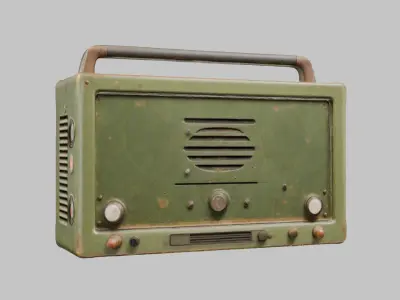 Sci-Fi Crate 3D Model Low-poly 3D model