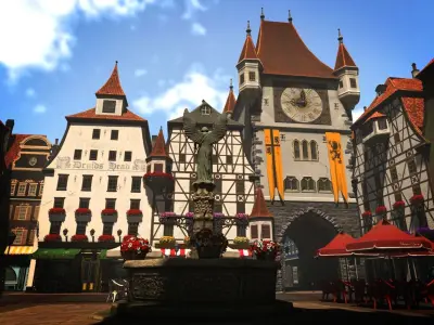 Old Town Square 3D model