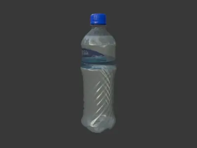 Mineral Water Bottle 3D model
