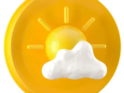 Weather Symbols Collection 3D model