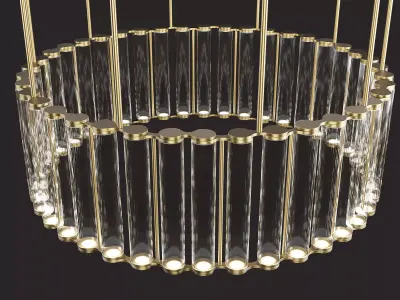 Chandelier - Viabizzuno Coppibartali Low-poly 3D model