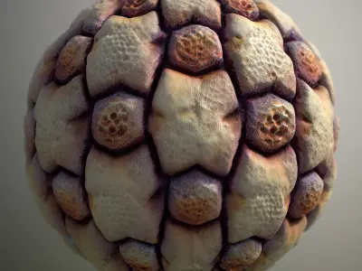 Material Skin Alien 14 Seamless PBR Texture Texture