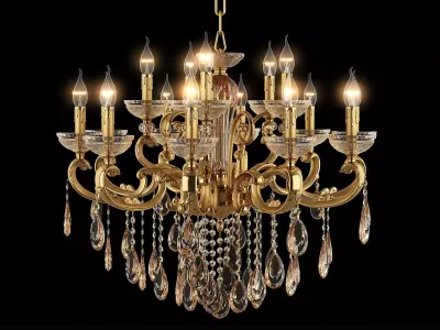 727152 Zar Osgona Chandelier 3D model