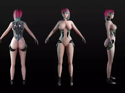 KK Project Cyborg - Fully Rigged 3D model