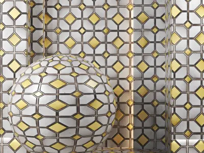 4K Mosaic Tiles Textures Set 01 - PBR Ready Texture