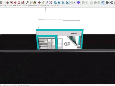 Modern Medical Suite Dental and Gynecology Interior Fit out 3D model