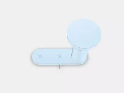 BETTORP LED mobile lamp w wireless charging Low-poly 3D model buy