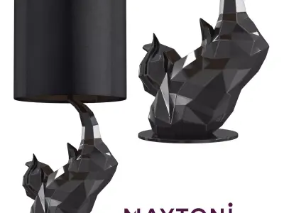 Table lamp Nashorn MOD470-TL-01-B Maytoni Modern Free 3D model