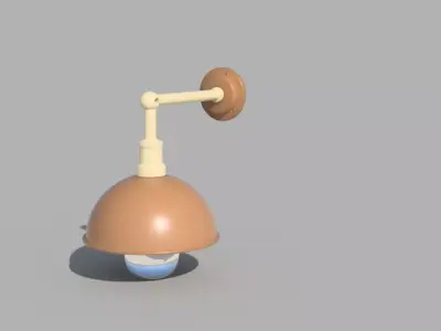 Lamp for living room 3D model