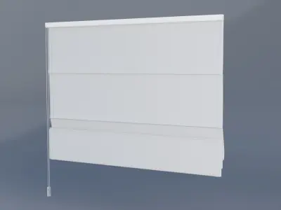 Curtain Low-poly 3D model 19