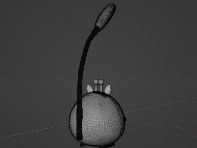 Cute study lamp 3D Model 3D model