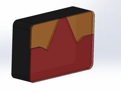 trailer light 2 Free 3D model