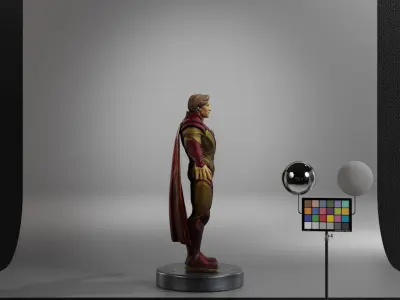 Adam Warlock Low-poly 3D model