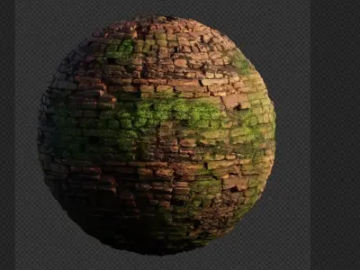 The Moss-Clad Cliff Texture