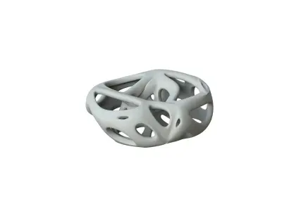 SciFi Cube Object No 17323 Low Poly Shape Texture