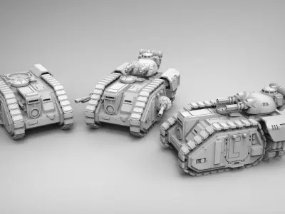 Tempest Knights -  Rapid Assault Bulk Imperil Transport - RABIT 3D print model