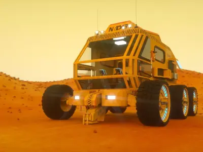 Mars Vehicle 3D model