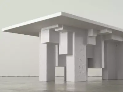 Primitive Table 3D model