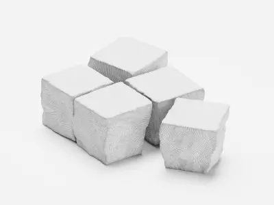Pavestone Cobblestone High Poly PBR 3D model