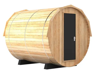 Outdoors Sauna Model 3D model