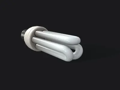 Light bulb Low-poly 3D model shop