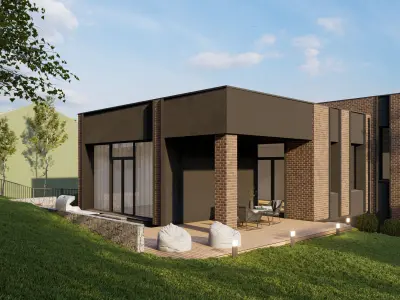 Residential house archicad  sketchup  lumion12 3D model