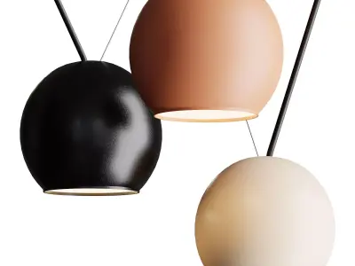 Estiluz COMPASS T Suspension lamp 3D model