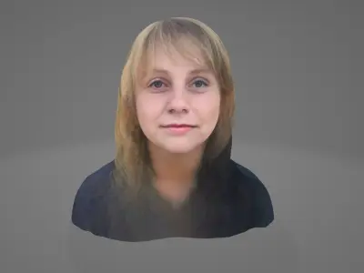 Character No 5  Not Rigged 3D model Low-poly 3D model